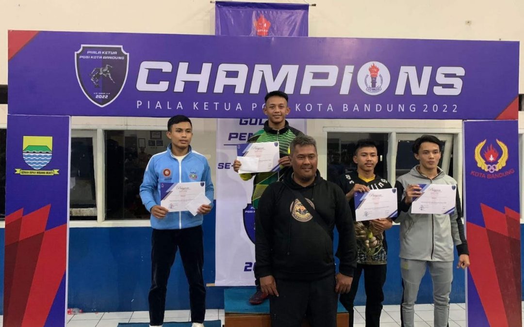 Mahasiswa Prodi SI Akuntansi Juara 2 Gulat Senior gaya bebas kls 52 kg putra Piala ketua PGSI Kota Bandung
