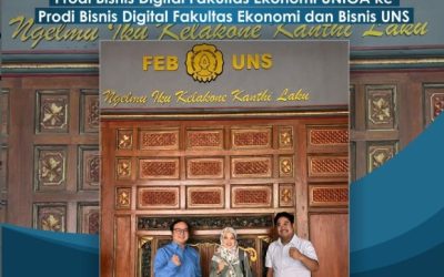 Prodi Bisnis Digital Fakultas Ekonomi Universitas Garut melakukan studi banding ke Prodi Bisnis Digital Fakultas Ekonomi dan Bisnis UNS
